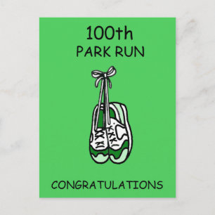 Postal 100.ª felicitación por Park Run