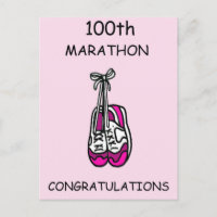 100.ª Maratón: Felicitaciones por ella