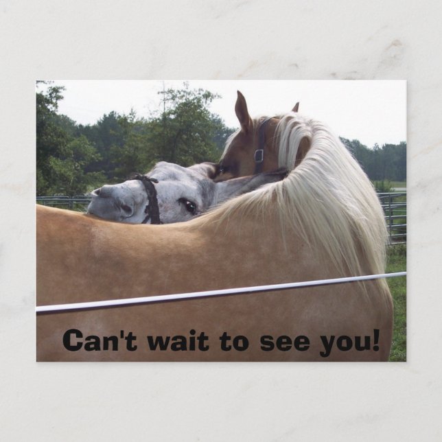 Postal 100_0416, ¡No puedo esperar a verte! (Anverso)