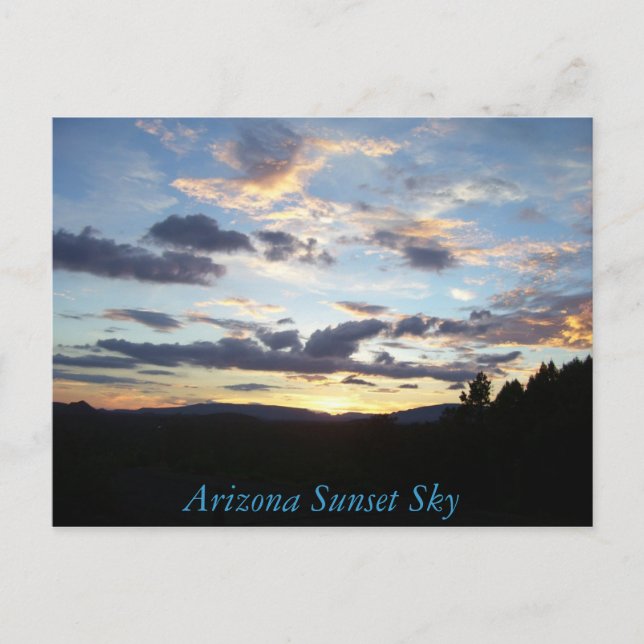 Postal 100_5037, Arizona Sunset Sky (Anverso)