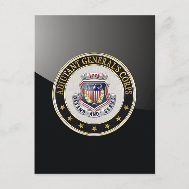 Postal [100] AG Corps Regimental Insignia [3D] (Anverso)