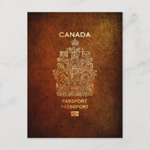 Postal [100] Cobertura de pasaporte canadiense