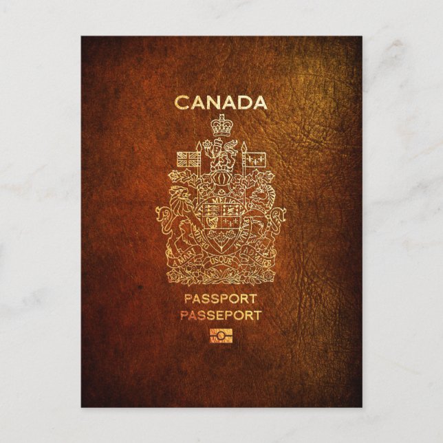 Postal [100] Cobertura de pasaporte canadiense (Anverso)