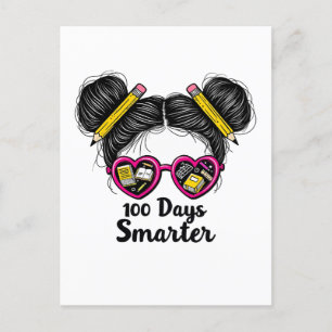 Postal 100 días más inteligentes 100 días de escuela deso
