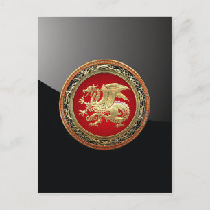 Postal [100] Dragón islandés, Landvttir [Gold]