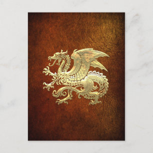 Postal [100] Dragón islandés, Landvttir [Gold]