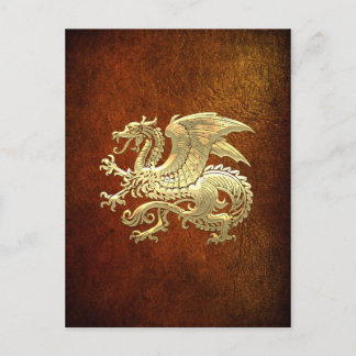 Postal [100] Dragón islandés, Landvttir [Gold]