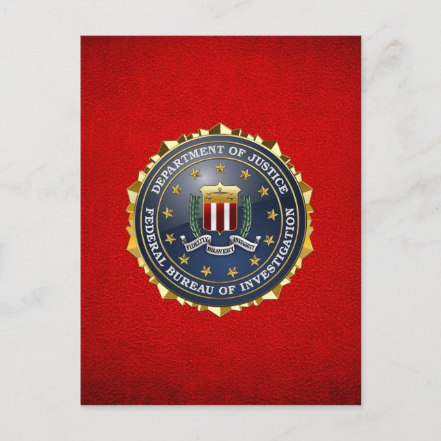 Postal [100] Edición Especial del FBI (Anverso)