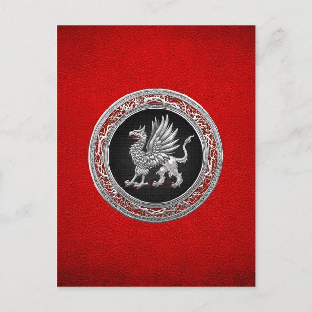 Postal [100] Griffin de plata sagrada (Anverso)