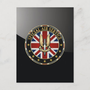Postal [100] Insignia del Servicio Aéreo Especial (SAS) [