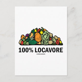 Postal 100% Locavore (Pila De Verduras)