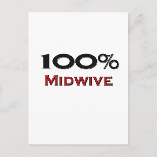 Postal 100% Midwive (Anverso)
