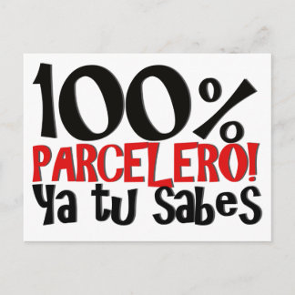 Postal 100% Parcelero, ya sabes