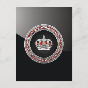 Postal [100] Príncipe-Princesa Rey-Reina Corona [Plata]