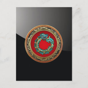 Postal [100] Serpent God Quetzalcoatl [Jade]
