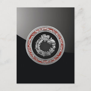 Postal [100] Serpent God Quetzalcoatl [Plata]