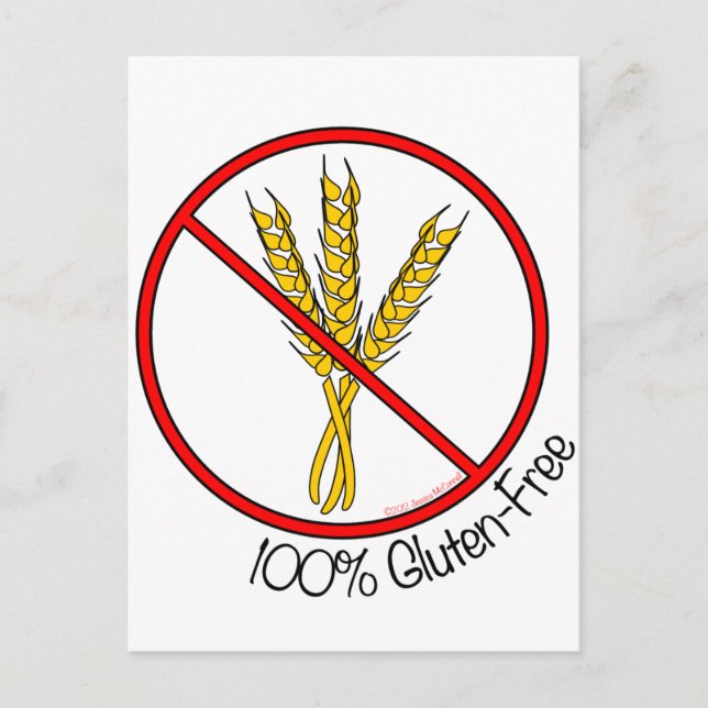 Postal 100% sin gluten (Anverso)