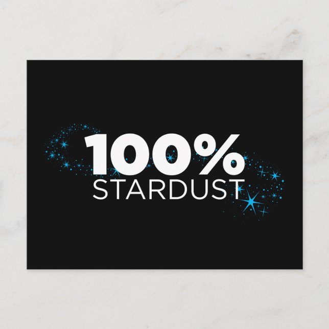 Postal 100% Stardust (Anverso)