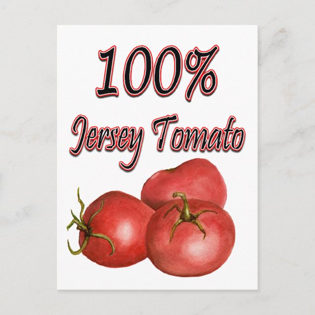 Postal 100% Tomate Jersey (Anverso)