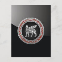 [100] Toro alado babilónico [Plata] [3D]