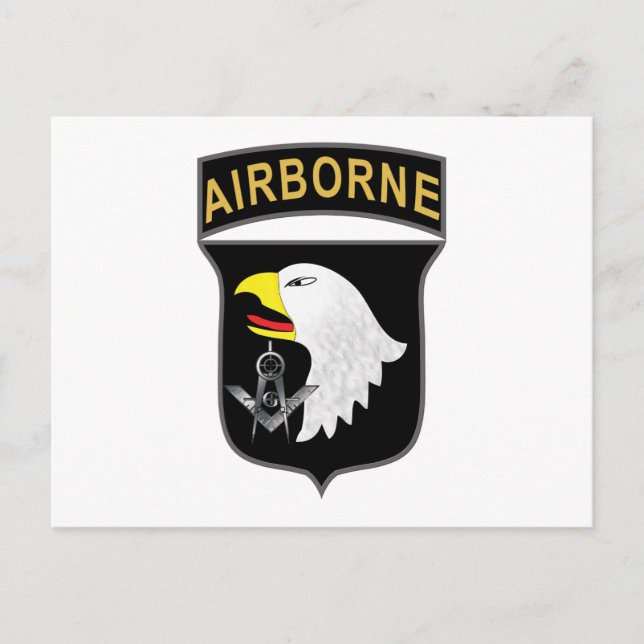 Postal 101ª Airborne (Anverso)