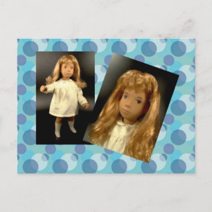 Postal 101 Postkarte vestido de seda sasha