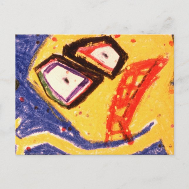 Postal 107 Baile de vidrio dolido (Anverso)