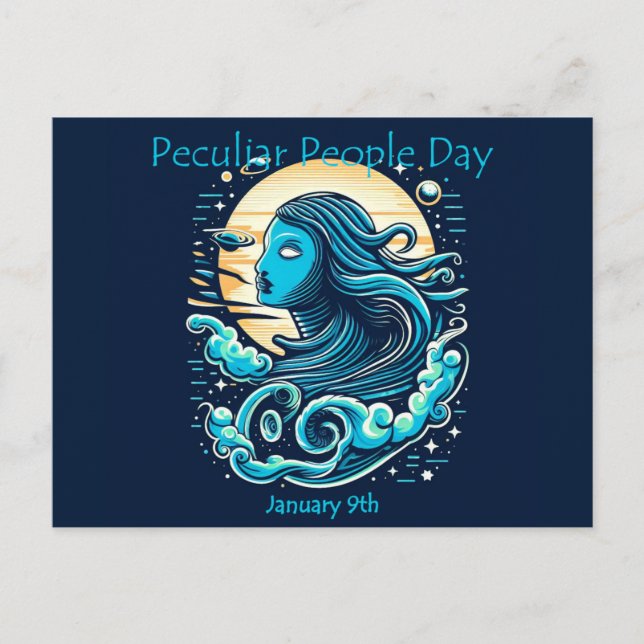 Postal 10 de enero - Día del Pueblo Peculiar (Anverso)