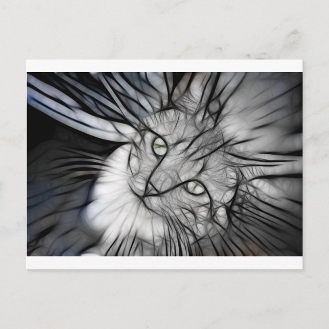 Postal 10 - El engranaje del cazador (Anverso)