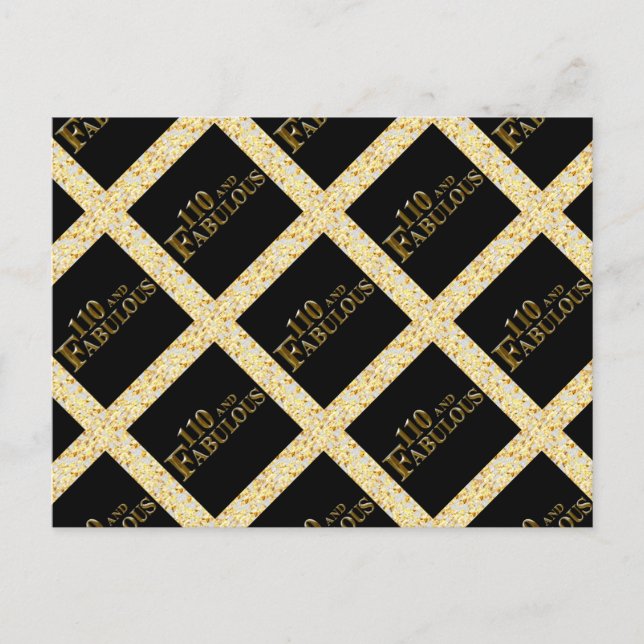 Postal 110 Cumpleaños  (Anverso)