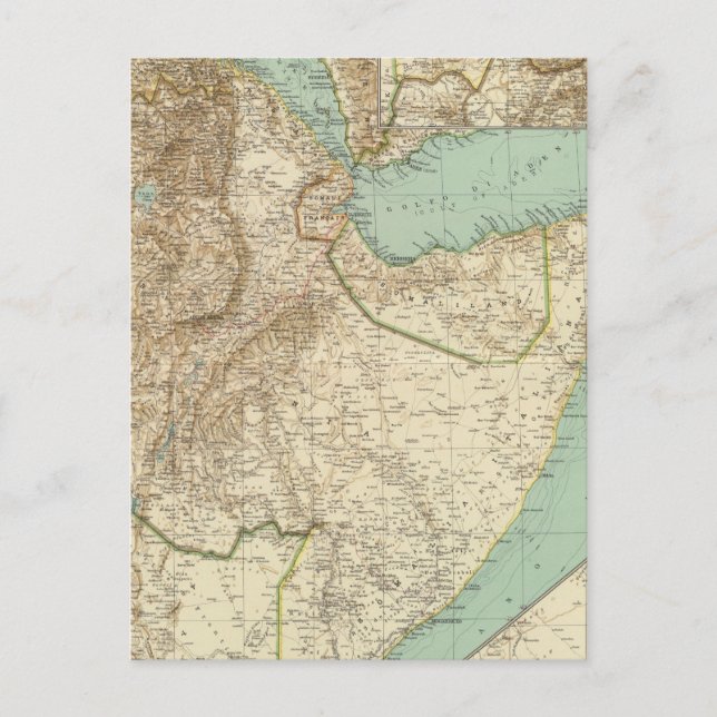 Postal 11617 Eritrea, Etiopía, Somalia (Anverso)
