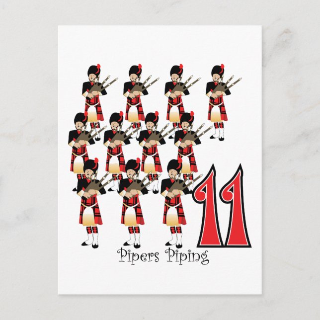 Postal 11 Tuberías (Anverso)