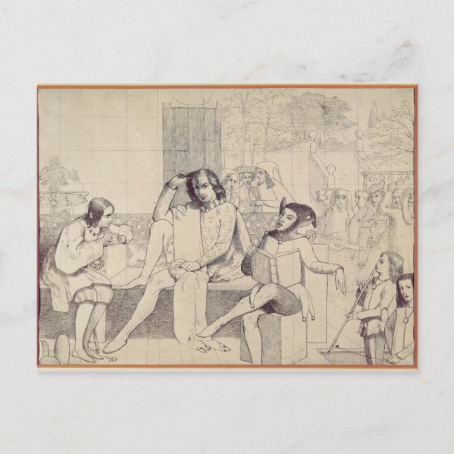 Postal 12ª noche, c.1850 (Anverso)