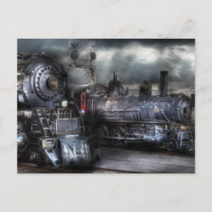 Postal 1218 - Esperando la salida