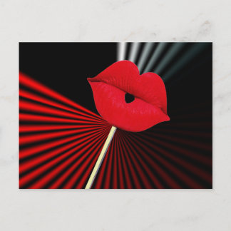 POSTAL 1253 BLANCO NEGRO BLANCO BLANCO BLANCO BLANCO LIPS