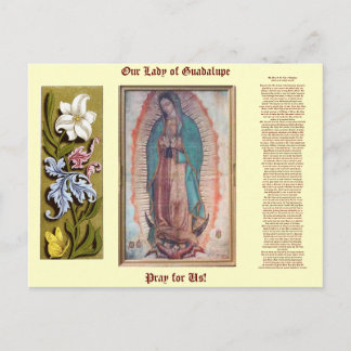 Postal 12 de diciembre    Nuestra Señora de Guadalupe