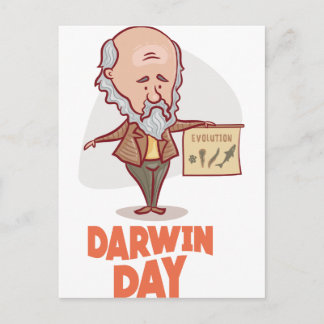 Postal 12 de febrero - Día de Darwin - Día de Apreciación