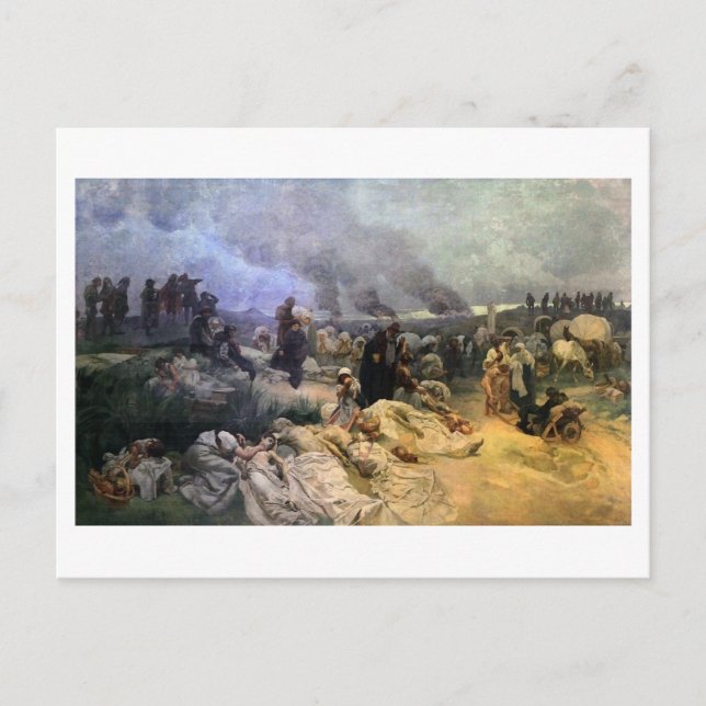 Postal #12 Petr Chelcicky en Vodnany, Mucha (Anverso)