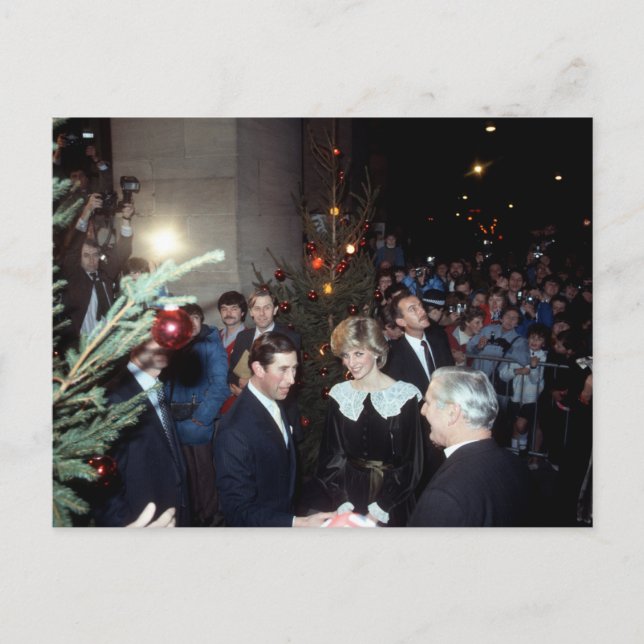 Postal 12 TRH El príncipe y princesa de Gales Mancheste (Anverso)