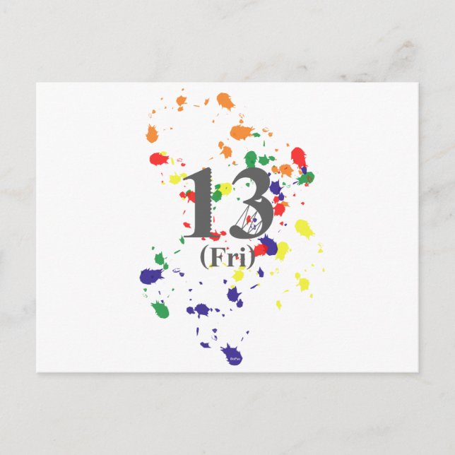 Postal 13.º viernes (Anverso)