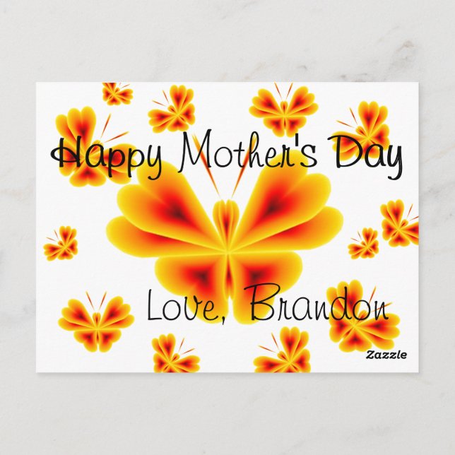 POSTAL 14.05.06.08 MARIPOSAS DE POSTCARD (Reverso)