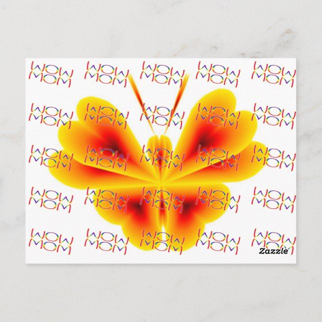 POSTAL 14.05.06 POSTCARD WOW MAMÁ CON MARCA (Reverso)