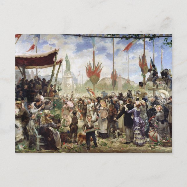 Postal 14 de julio de 1880, 1882 (Anverso)