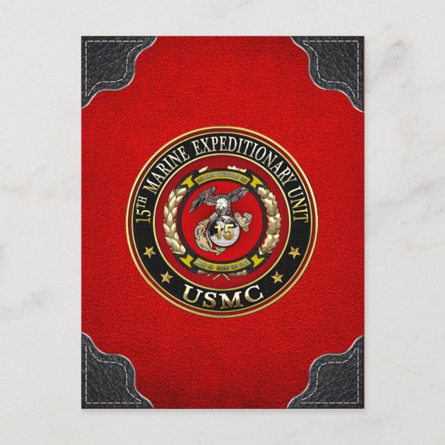 Postal 15ª Unidad Expedicionaria Marina (15ª UME) [3D] (Anverso)