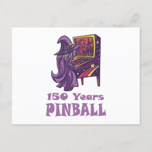Postal 150 Años Pinball Wizard Arcade Cumpleaños