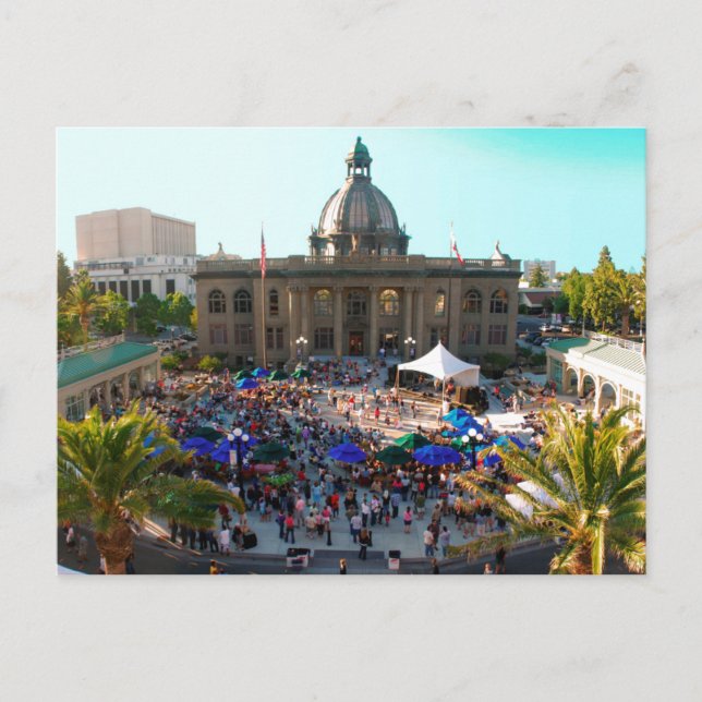 Postal 150o aniversario de Redwood City (Anverso)