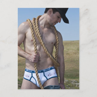 Postal 15881-RA Sexy Cowboy