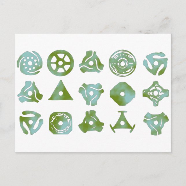 Postal 15 45 adaptadores de registro o inserciones (Anverso)