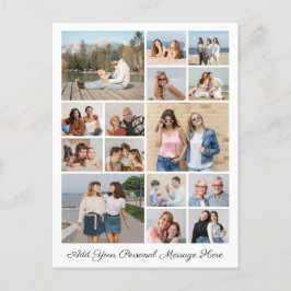 Postal 15 Colaje de Fotos Agrega tu Propio Saludo