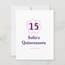 15 cumpleaños feliz cumpleaños rosa morado fecha